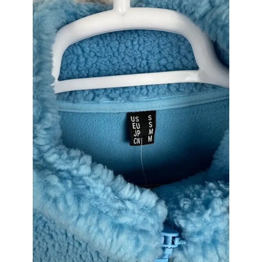 Men's Fleece Jacket Full-Zip Stand Collar Winter Warm Casual Work Outwear Small